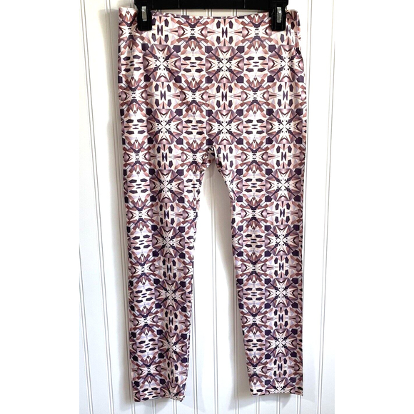 Series 8 Fitness Womens Large Activewear‎ Yoga Crop Capri Stretch Leggings - Picture 1 of 7